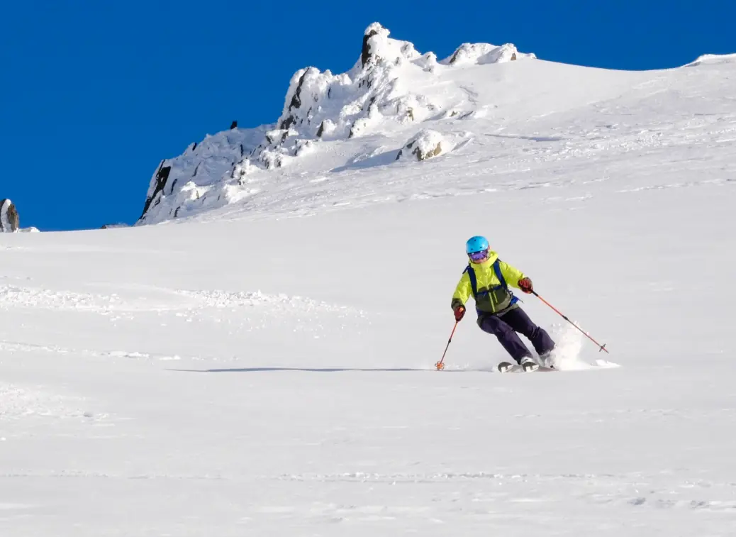 skier in the Pemberton backcountry