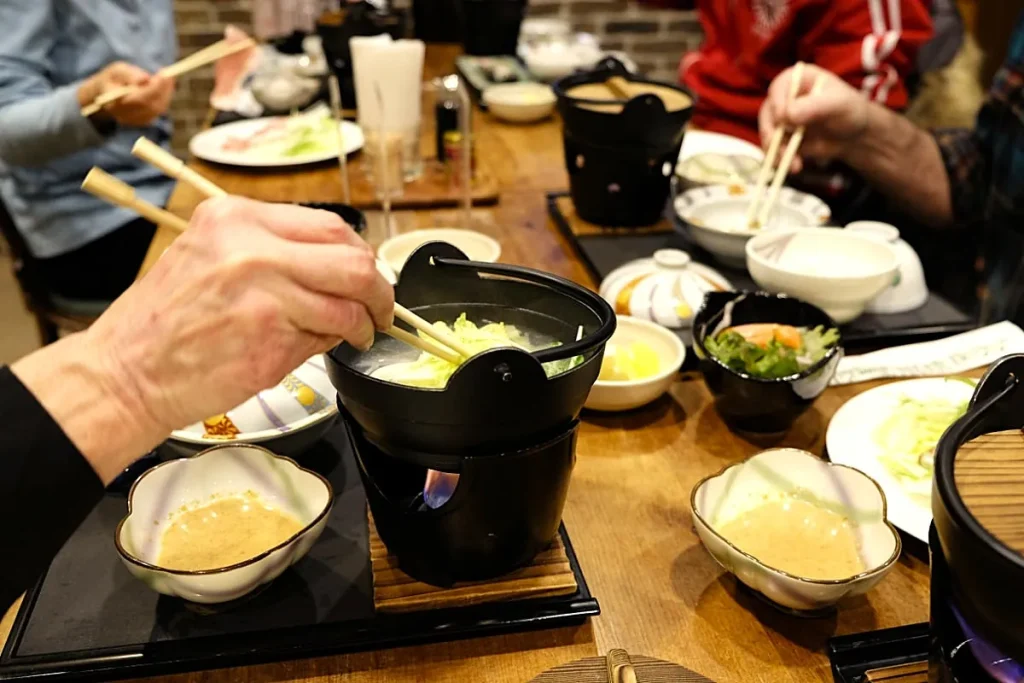 A Japanese feast in Hakuba