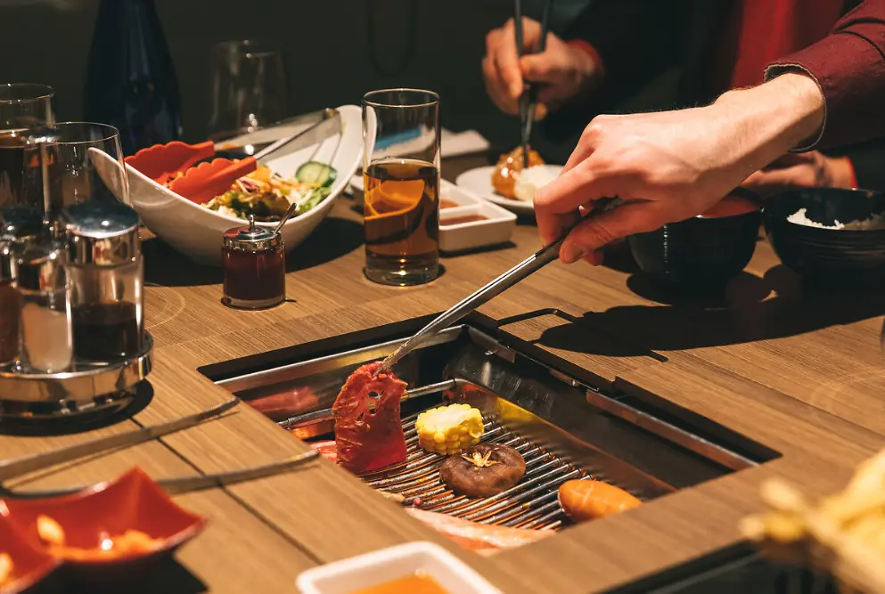 Japanese food at tomamu Hokkaido